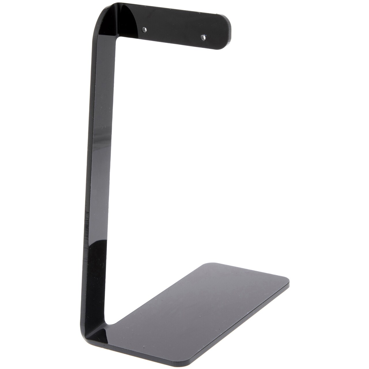 Plymor Black Acrylic Signpost-style Pair Hanging Earring Display Stand, 2.375" W x 4" D x 6" H